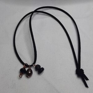 Genuine Black Onyx and Peacock Pearl